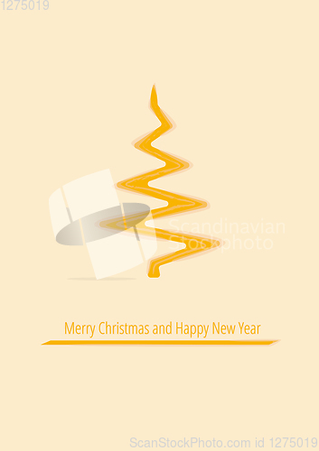 Image of minimal design for christmas poster