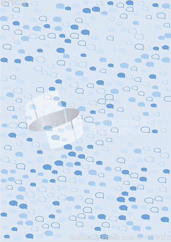Image of background with speech bubbles