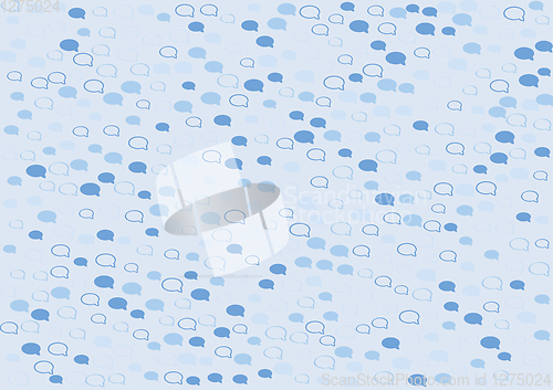 Image of background with speech bubbles