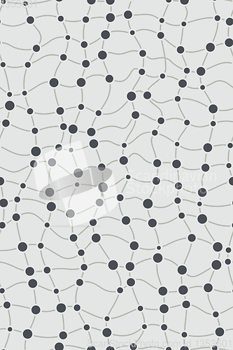 Image of wavy linear stripes with dots