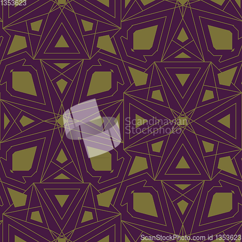 Image of circle abstract elements, seamless pattern