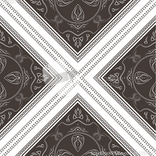 Image of ornamental seamless pattern