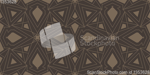 Image of circle abstract elements, seamless pattern