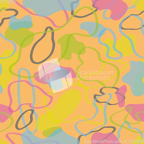 Image of colorful abstract seamless patter