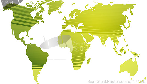 Image of Map of the world illustration