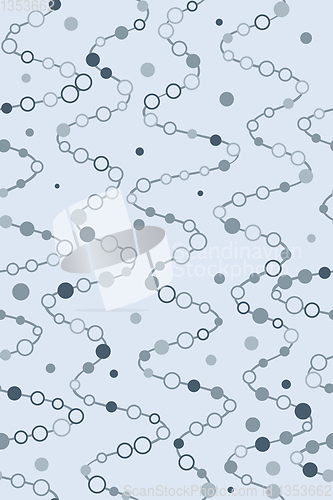 Image of wavy linear stripes with dots