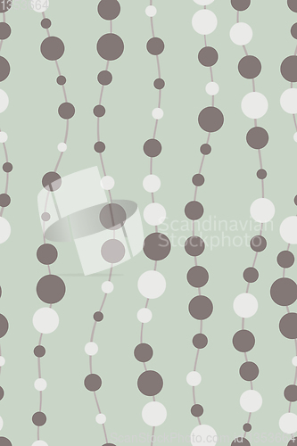 Image of wavy linear stripes with dots