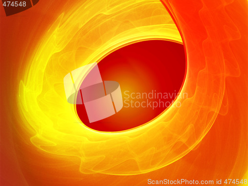 Image of Wavy glowing colors