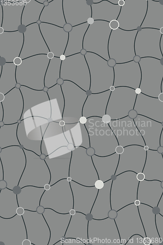 Image of wavy linear stripes with dots