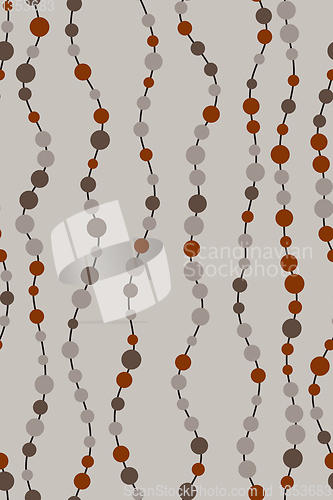 Image of wavy linear stripes with dots