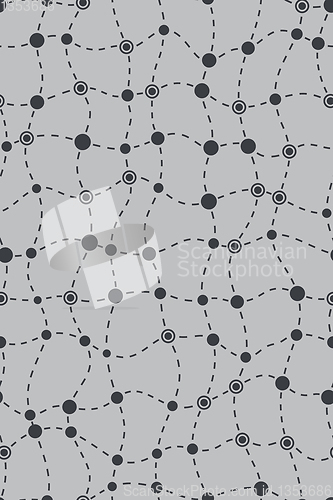 Image of wavy linear stripes with dots