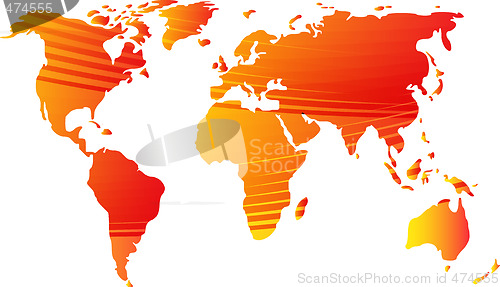 Image of Map of the world illustration