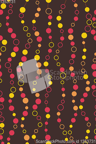 Image of wavy linear stripes with dots