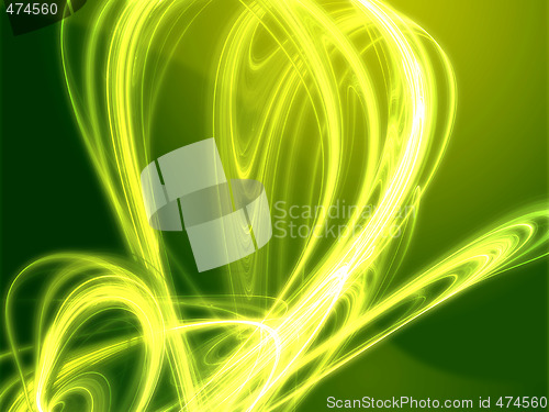 Image of Wavy glowing colors