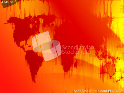 Image of Map of the world illustration