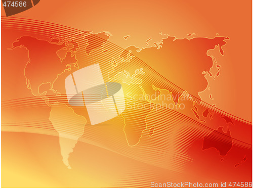 Image of Map of the world illustration