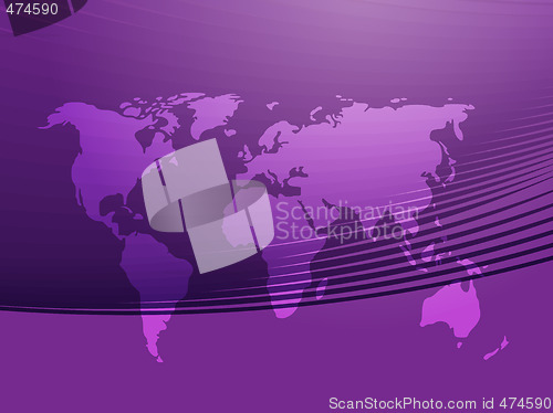 Image of Map of the world illustration
