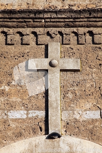 Image of Catholic church in Prizren, Kosovo