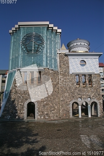 Image of Memorial house of Mother Teresa in Skopje, Macedonia 