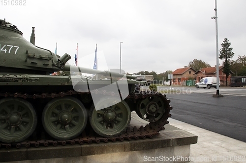 Image of Heavy tank T-80 in Vukovar, Croatia