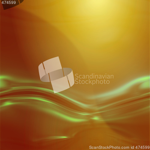 Image of Wavy glowing colors