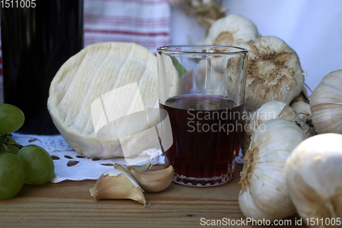 Image of Wine and cheese