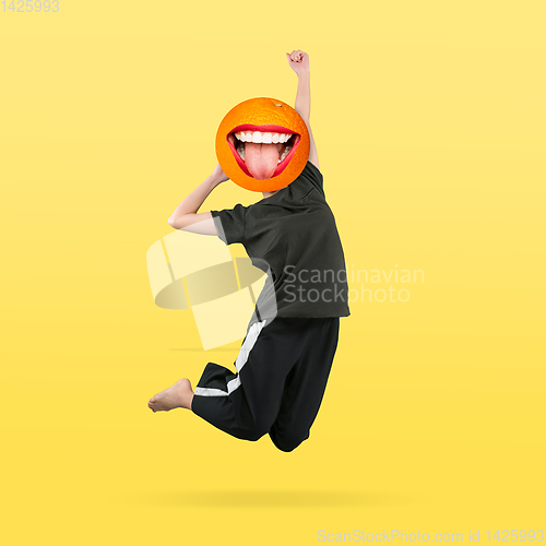 Image of Modern design. Contemporary art collage. Summer concept.