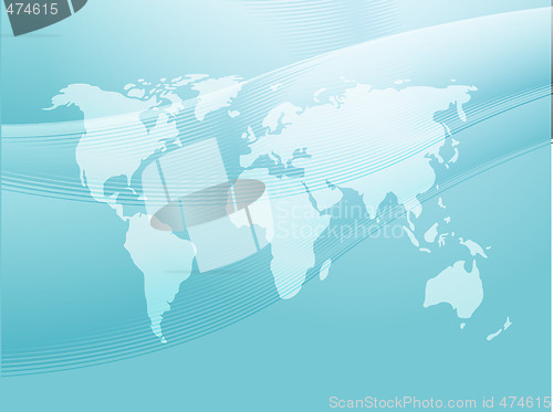 Image of Map of the world illustration