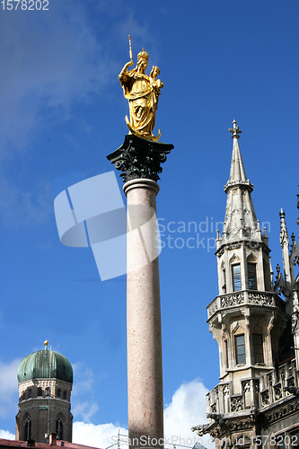 Image of Mariensäule, München   The Marian column Munich 