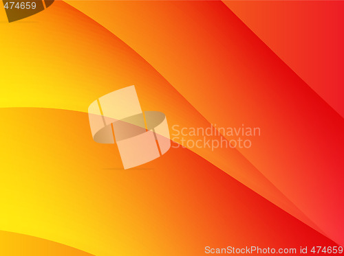 Image of Wavy glowing colors