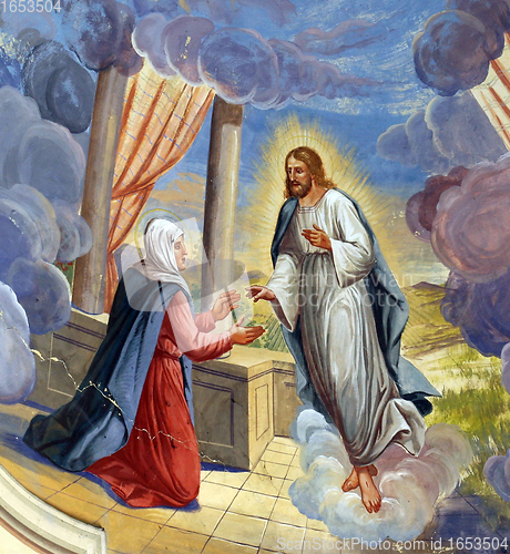 Image of Jesus Appears to Mary