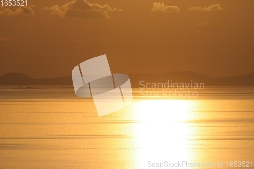 Image of Sunset on the Adriatic sea, Croatia