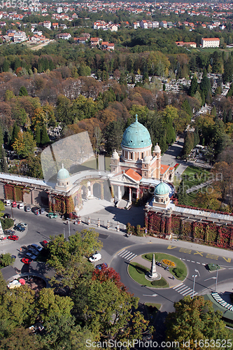 Image of Mirogoj graveyard in Zagreb, Croatia