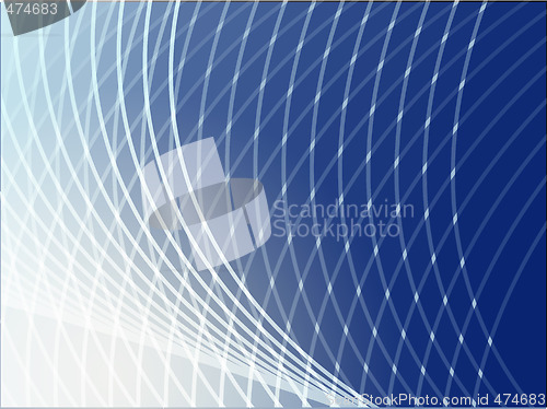 Image of Wavy glowing colors