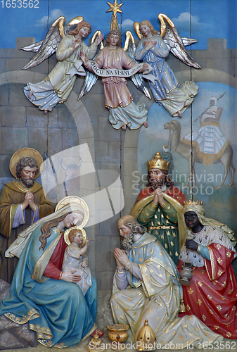 Image of Nativity Scene, Adoration of the Magi