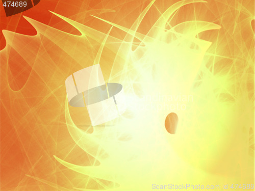 Image of Wavy glowing colors