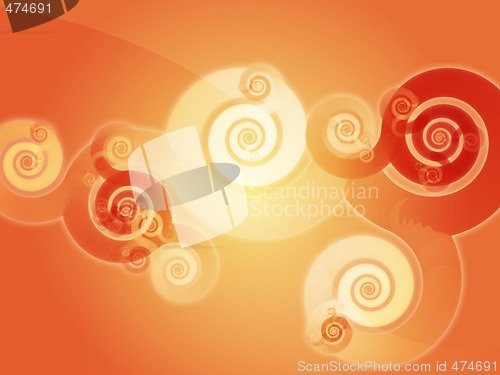 Image of Swirly spiral background