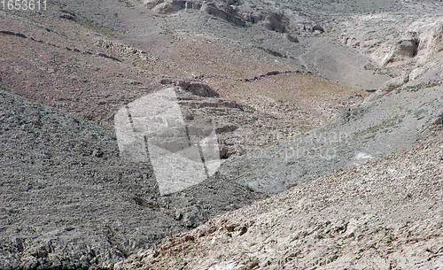 Image of Close-up image of cliff-Location Pag island, Croatia