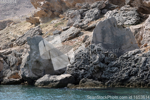 Image of Rock and sea