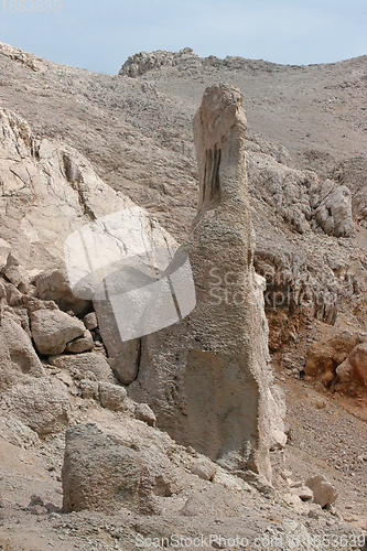 Image of Close-up image of cliff-Location Pag island, Croatia