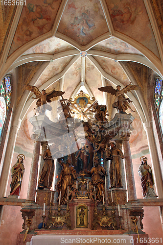 Image of The main altar in the Church of the Blessed Virgin Mary - Taborsko, Croatia