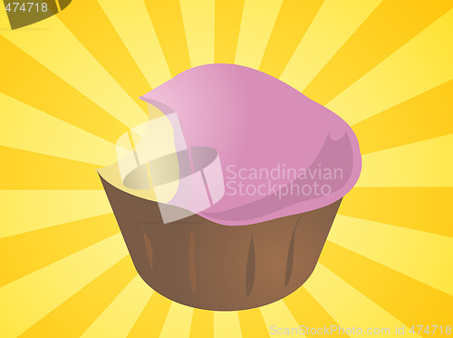 Image of Cupcake illustration