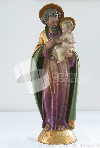 Image of Saint Joseph with child Jesus