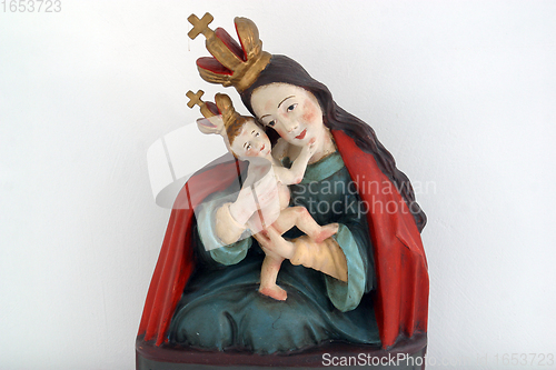 Image of Blessed Virgin Mary with baby Jesus