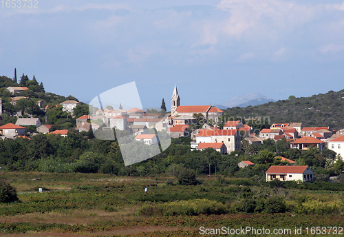 Image of Janjina, small village at Peljesac peninsula, South Dalmatia, Croatia