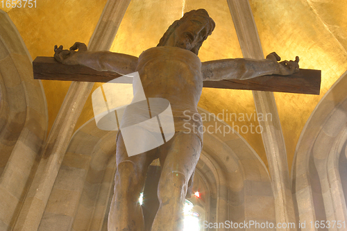 Image of Jesus on the cross, Zagreb - St. Mark church