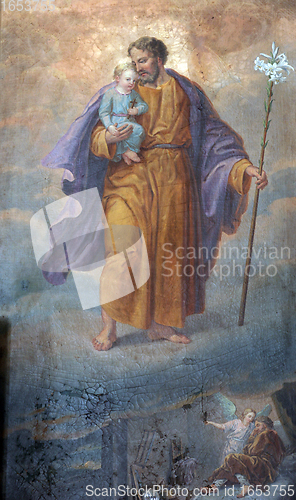 Image of Saint Joseph with child Jesus