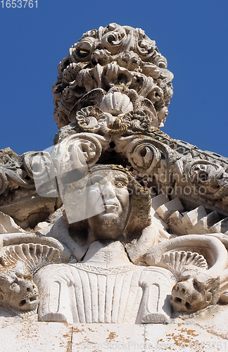 Image of Sculpture, detail from Korcula cathedral