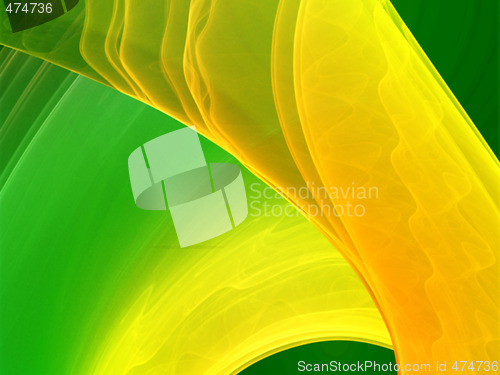 Image of Wavy glowing colors