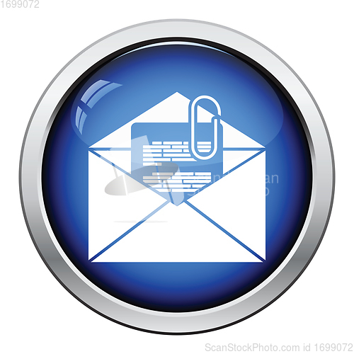 Image of Mail with attachment icon